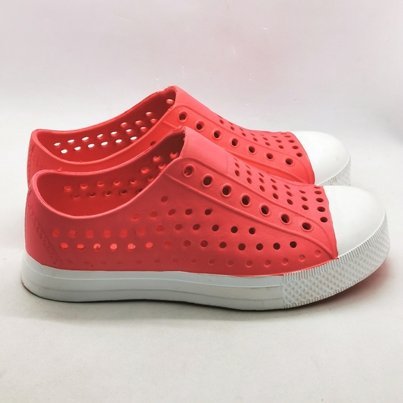 Lily & Dan Other - Lily & Dan Water Shoes Kids Pink White sz 3 Lightweight no laceup slip on As New
